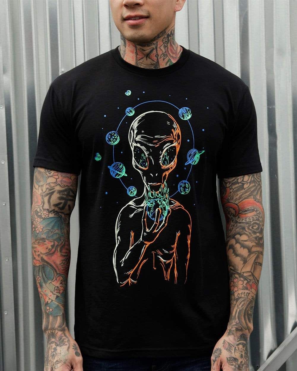 Planetary Countdown Glow-in-the-Dark Tee sold by iHeartRaves product image thumbnail 2