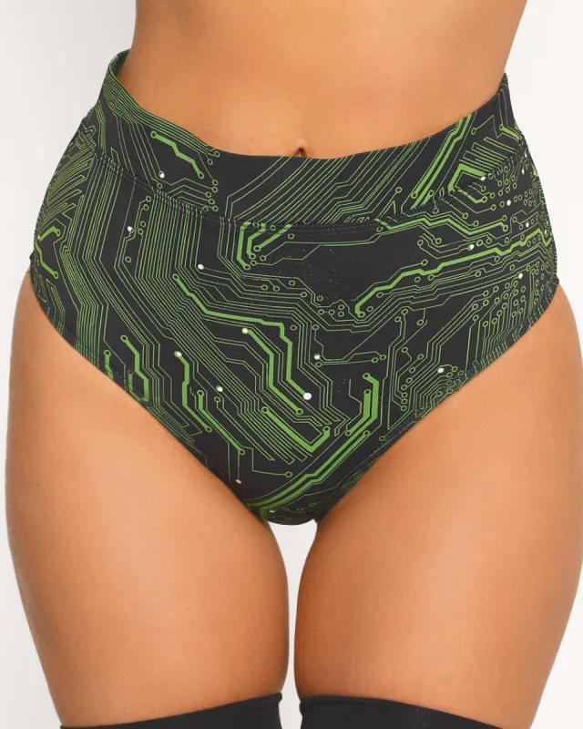 Recycled Fabric Cyber Matrix Bottoms sold by iHeartRaves