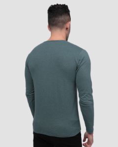 Long Sleeve Henley Tee - Non-Branded sold by iHeartRaves
