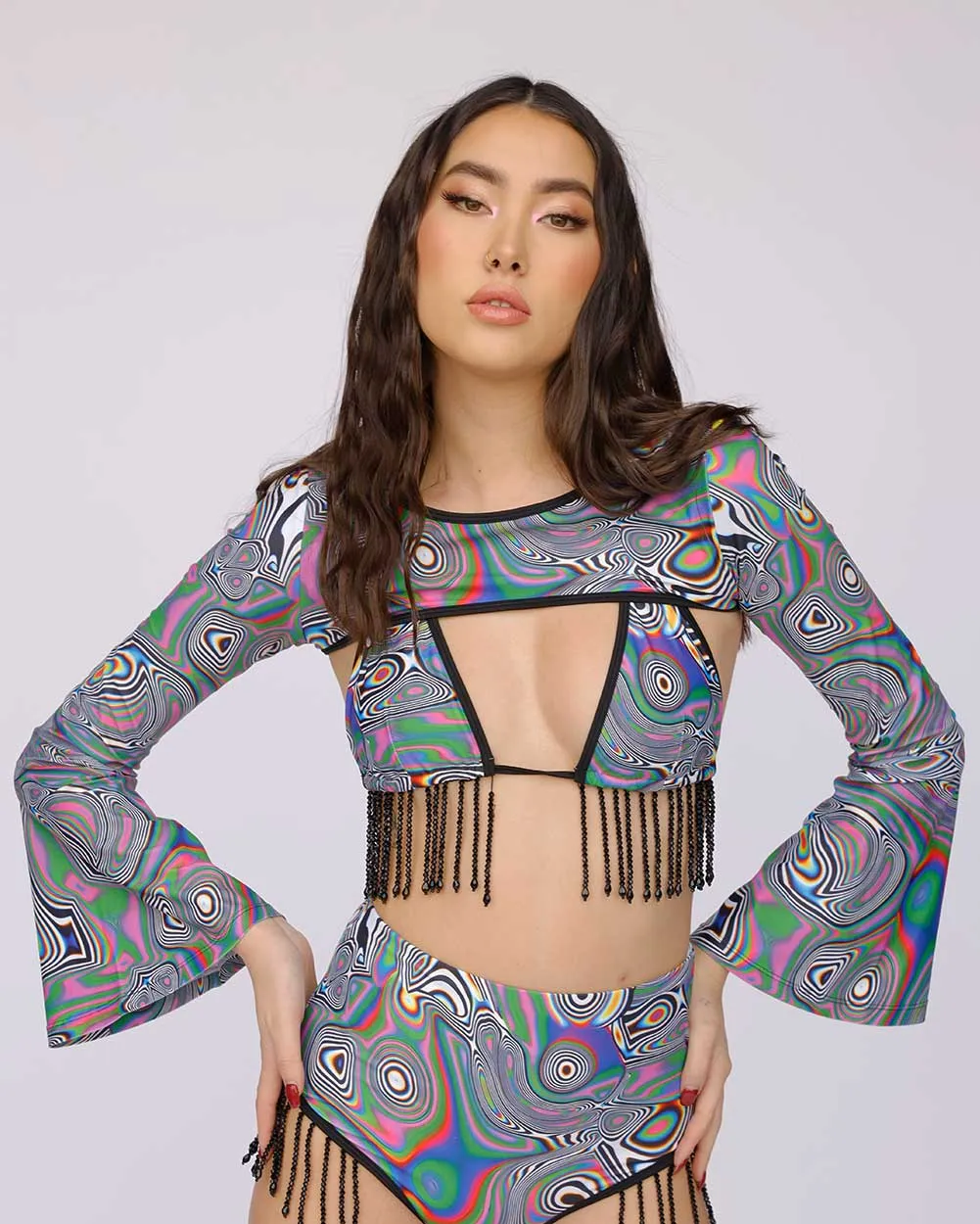 Nostalgia Ultra Crop Top sold by iHeartRaves product image thumbnail 4