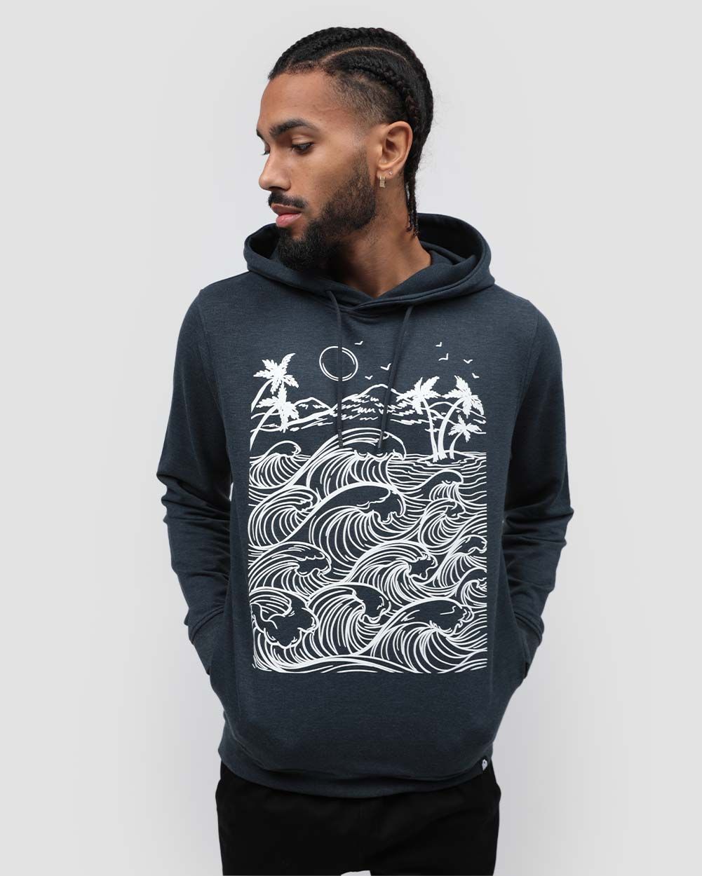 Raging Sea Hoodie sold by iHeartRaves product image thumbnail 2