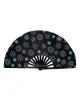 Rainbow Reflective Daisy Hand Fan sold by iHeartRaves