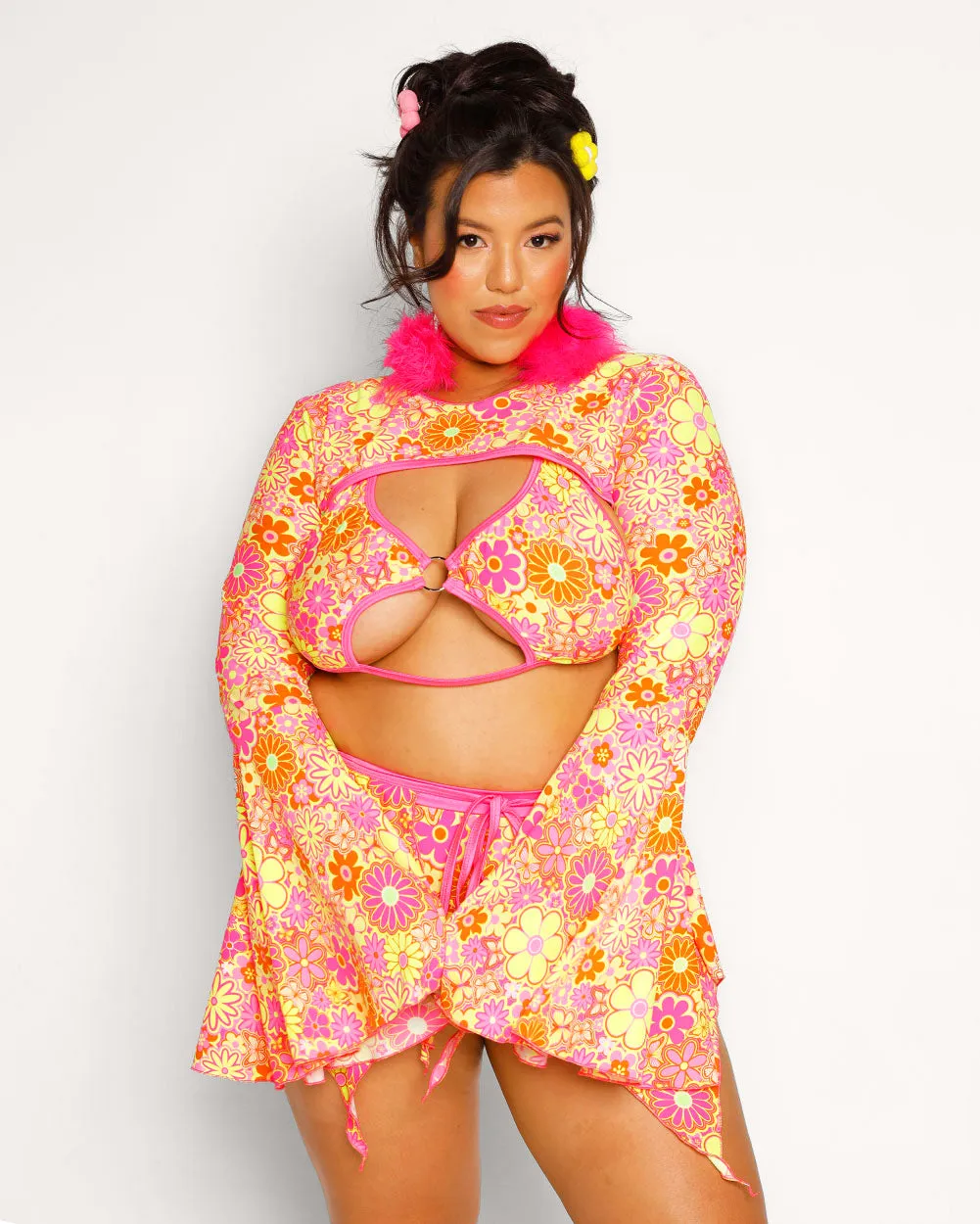 Rolita Couture x iHR Floral Frenzy Enchanted Shrug sold by iHeartRaves product image thumbnail 5