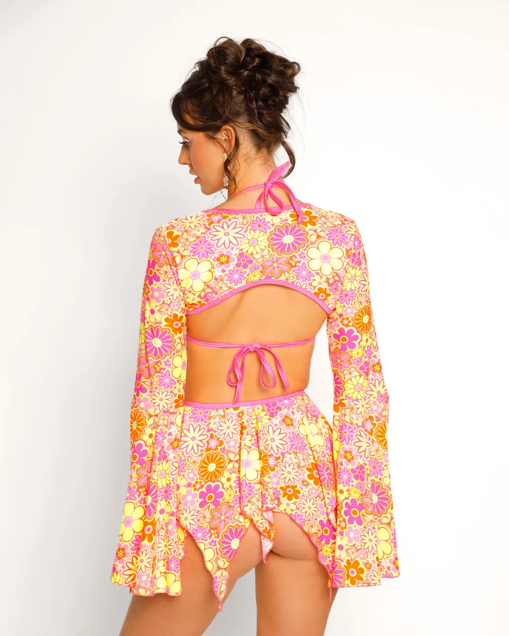 Rolita Couture x iHR Floral Frenzy Enchanted Shrug sold by iHeartRaves product image thumbnail 2