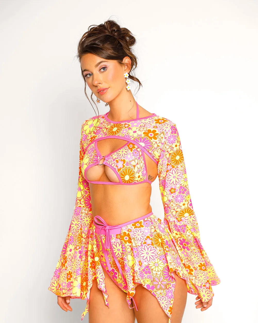 Rolita Couture x iHR Floral Frenzy Enchanted Shrug sold by iHeartRaves product image thumbnail 3