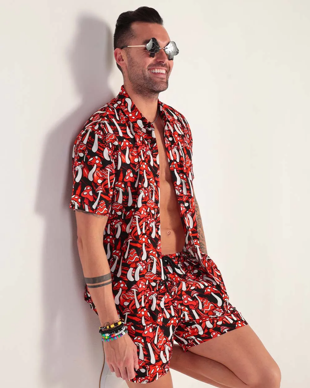 Mushroom Paradise Men's Camp Shorts sold by iHeartRaves product image thumbnail 5