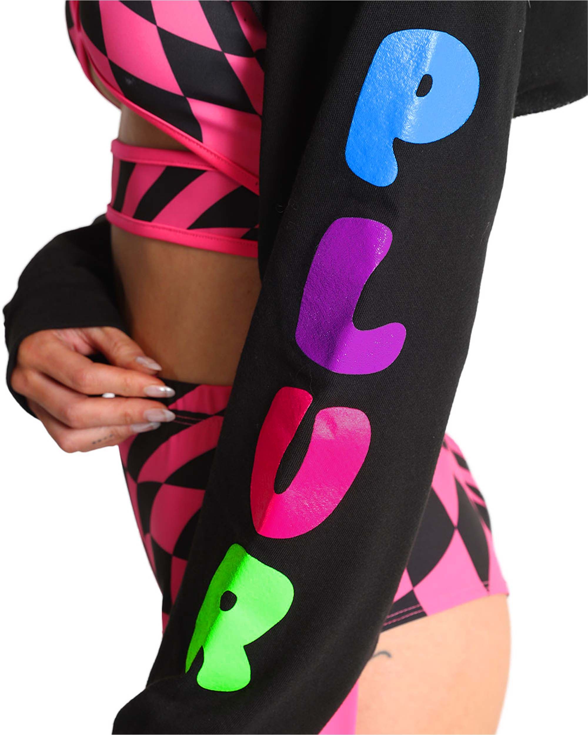 PLUR Moment Ultra Crop Top sold by iHeartRaves product image thumbnail 3