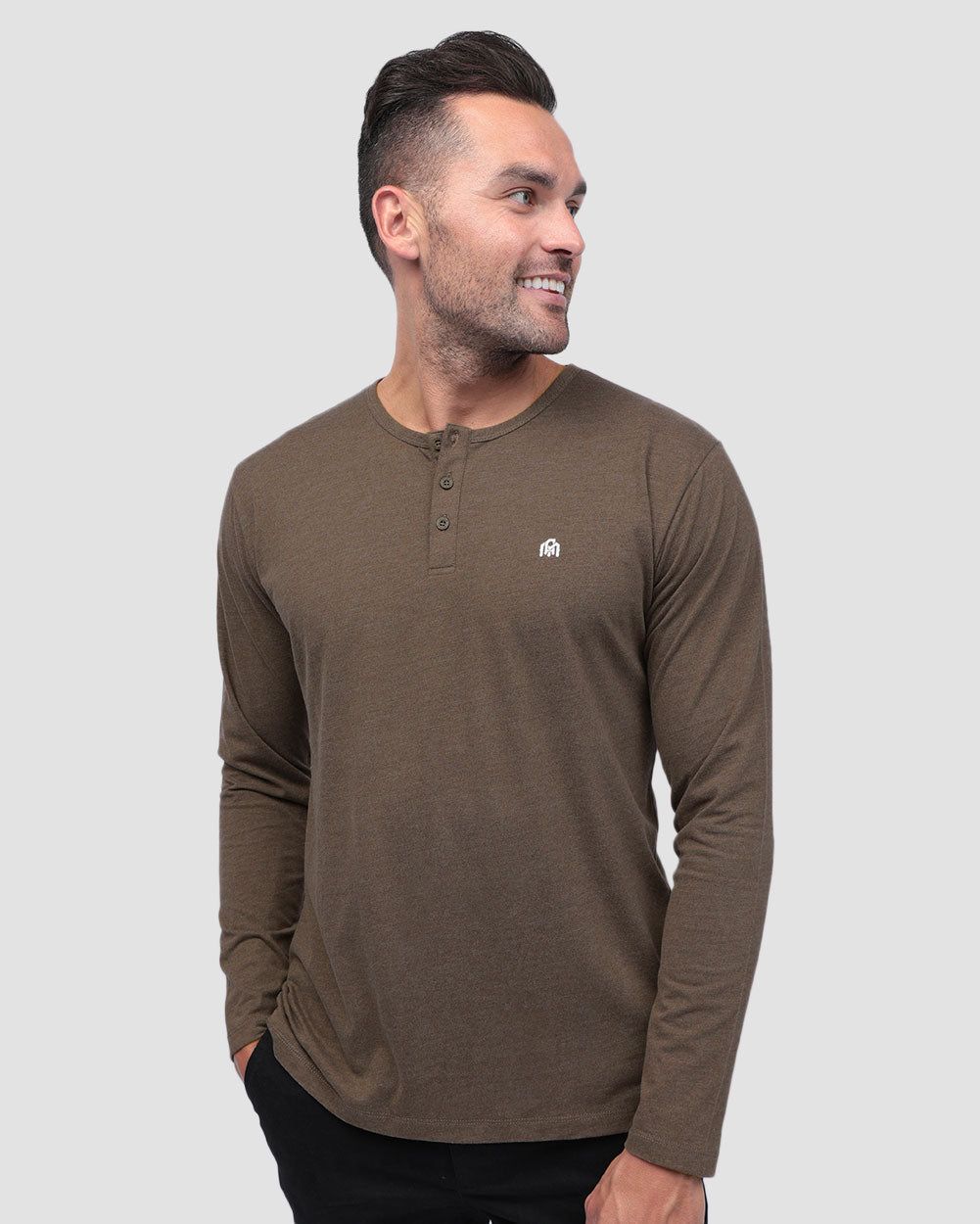 Long Sleeve Henley Tee - Branded sold by iHeartRaves product image thumbnail 2