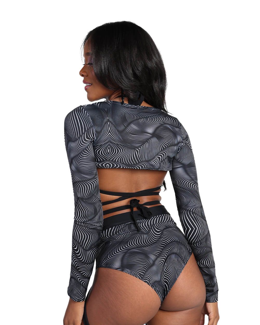 Lyte Couture X iHR Illusions Ultra Crop Top sold by iHeartRaves product image thumbnail 5