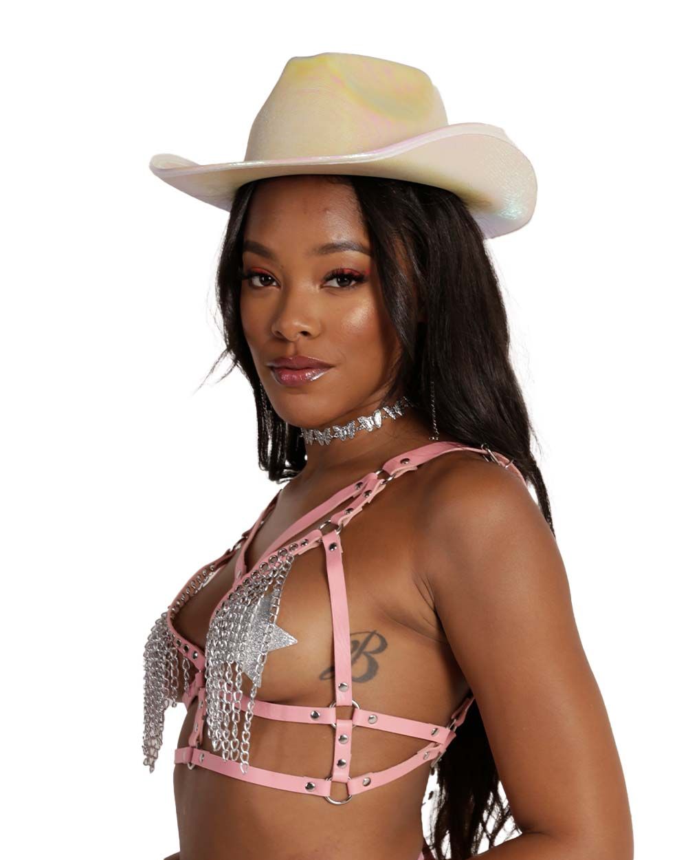 Thee Ultimate Baddie Chain Bondage Harness Top sold by iHeartRaves product image thumbnail 4