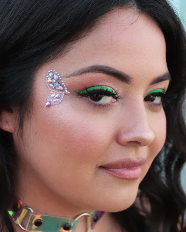 Lunautics x iHR Beautiful Blossom Face Jewel sold by iHeartRaves