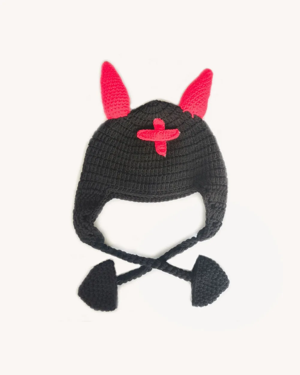 Not So Nice Devil Nurse Crochet Hat sold by iHeartRaves product image thumbnail 2