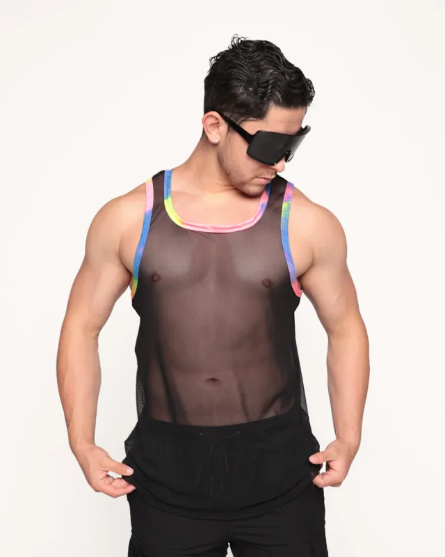 Rainbow Collision Men's Outfit sold by iHeartRaves