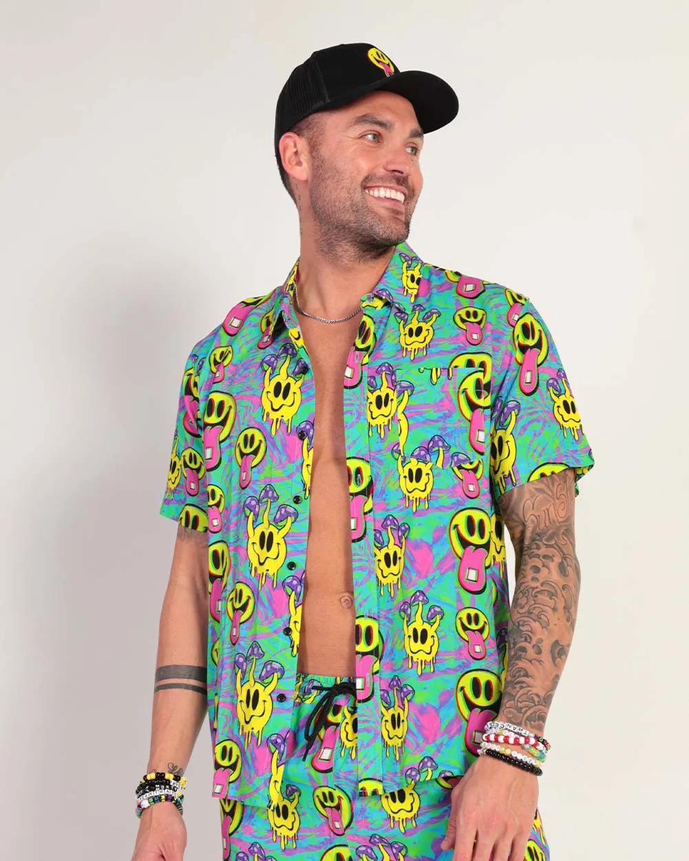 Tripp Out Men's Camp Shirt sold by iHeartRaves product image thumbnail 3