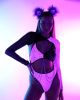 Rolita Couture x iHR Super Wonky Split Ultra Crop sold by iHeartRaves