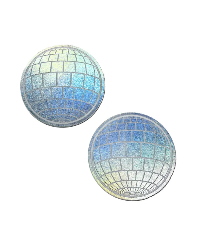 Pastease x iHR Silver Holo Disco Ball Pasties sold by iHeartRaves