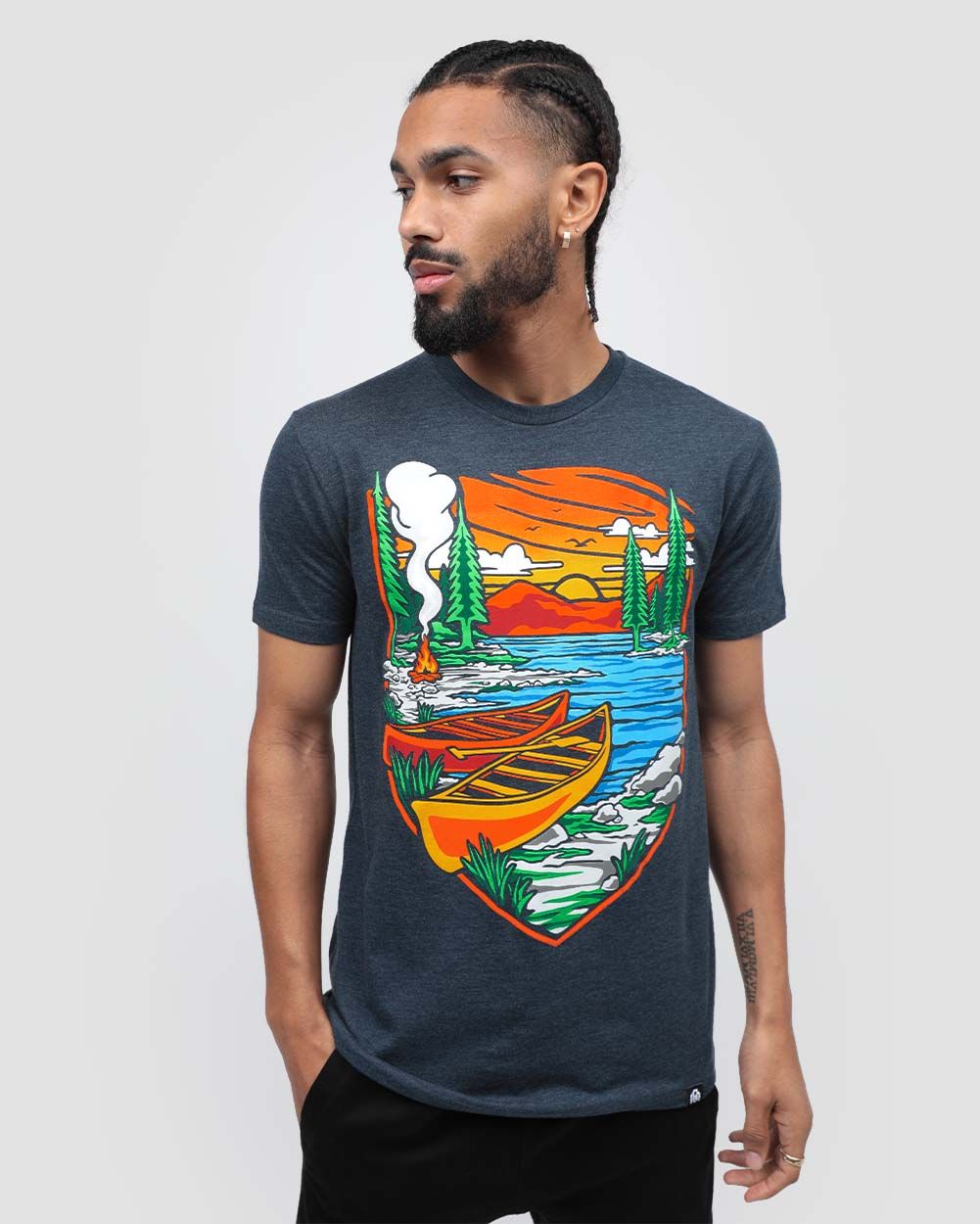 Canoe Camping Tee sold by iHeartRaves product image thumbnail 2