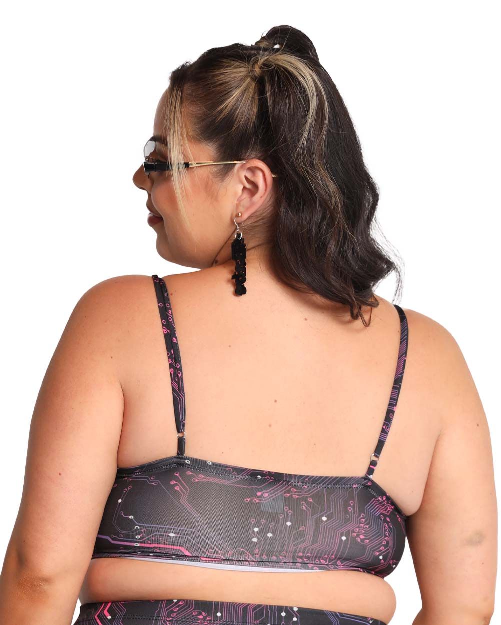 Circuit Board Speed Clasp Crop Top sold by iHeartRaves product image thumbnail 11