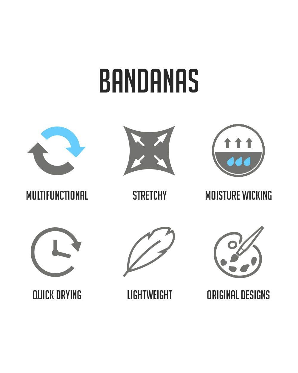 White Seamless Mask Bandana sold by iHeartRaves product image thumbnail 2