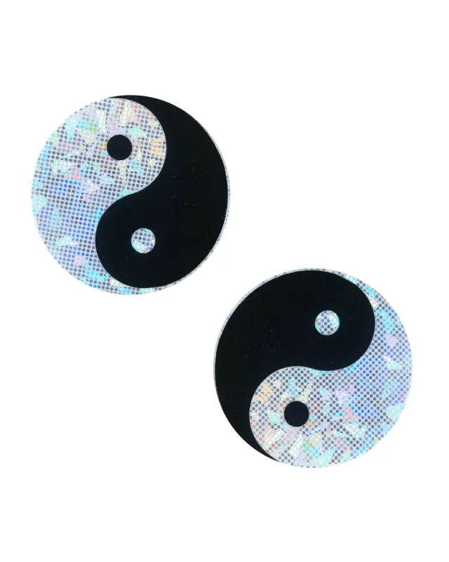 Neva Nude Yin Yang Sentropy Holographic Pasties sold by iHeartRaves