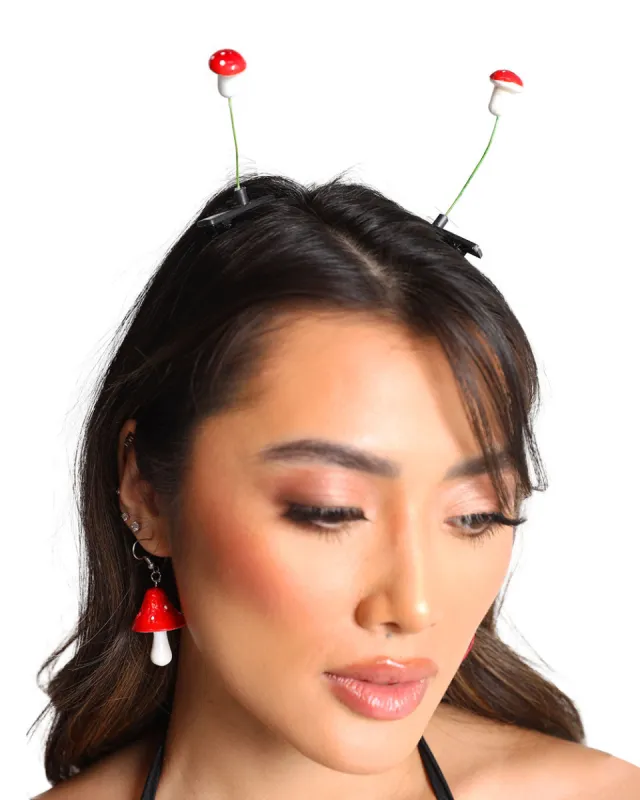 Fun Guy Mini Mushroom Sprout Hair Clips sold by iHeartRaves