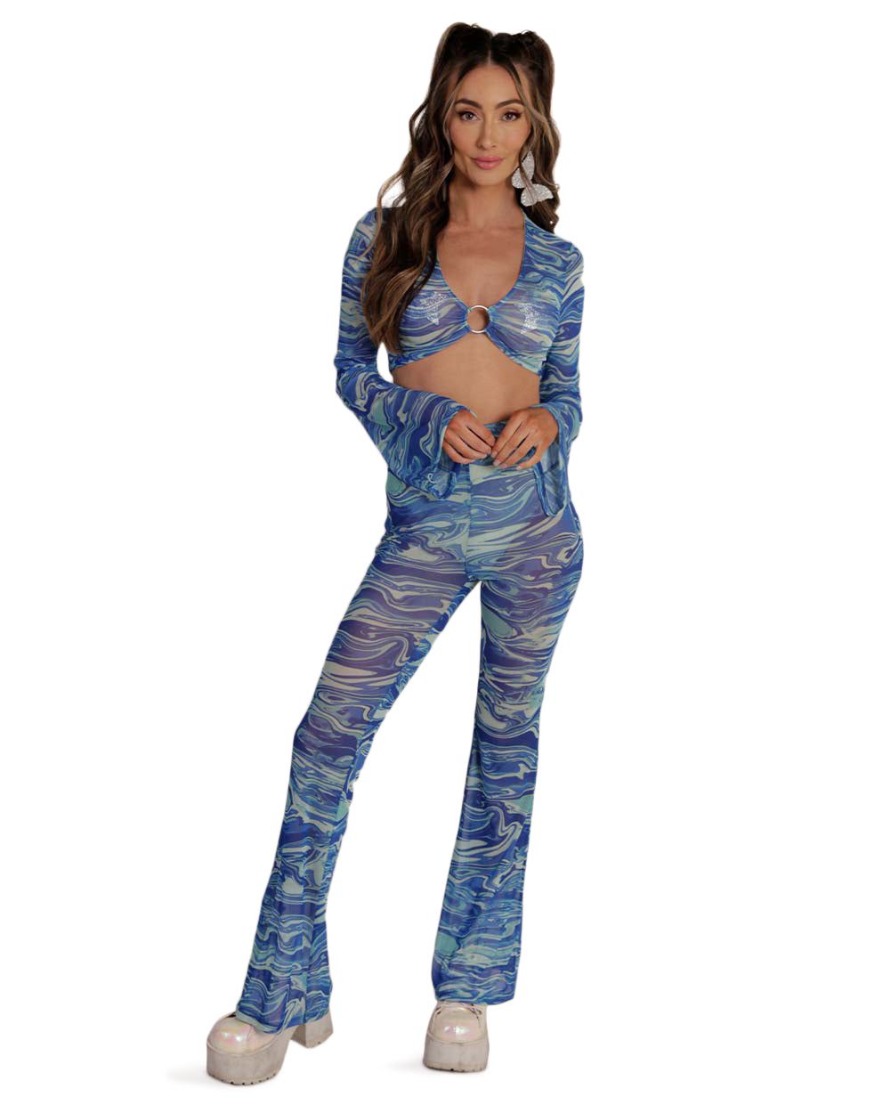 Keepin' It Swirly Bell Bottoms sold by iHeartRaves product image thumbnail 3