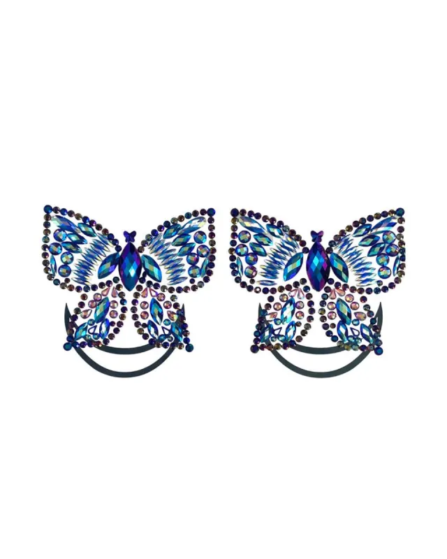 Lunautics Wicked Wings AB Butterfly Jewel Pasties sold by iHeartRaves