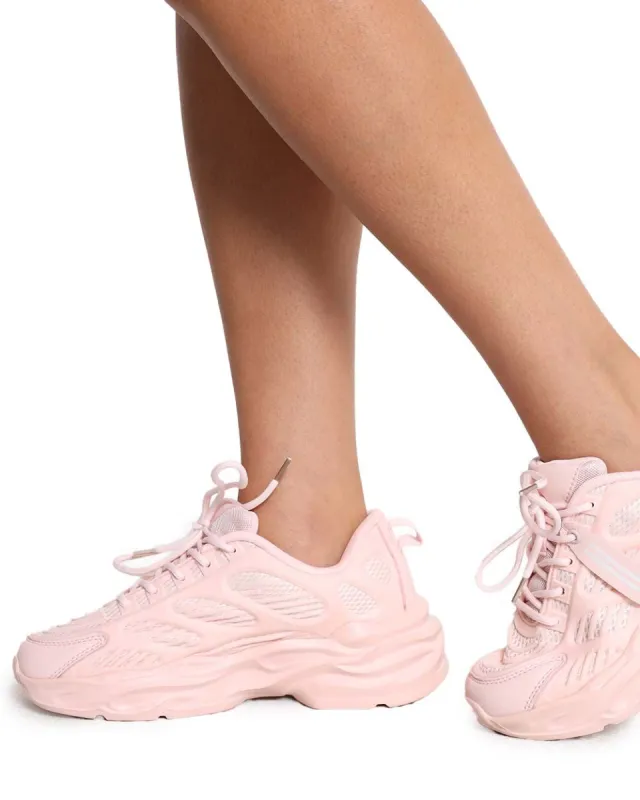 Pink Ripple Platform Sneakers sold by iHeartRaves