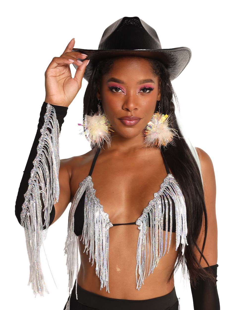 Cha Ching Fringe Top sold by iHeartRaves