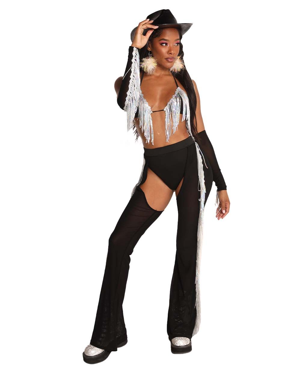 Cha Ching Fringe Top sold by iHeartRaves product image thumbnail 3