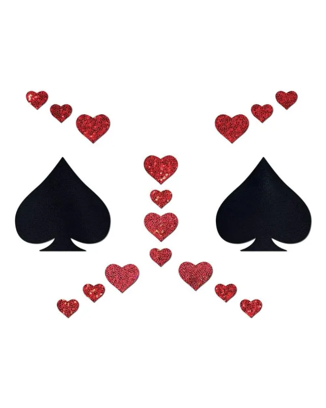 Pastease Spade & Heart Pasties sold by iHeartRaves