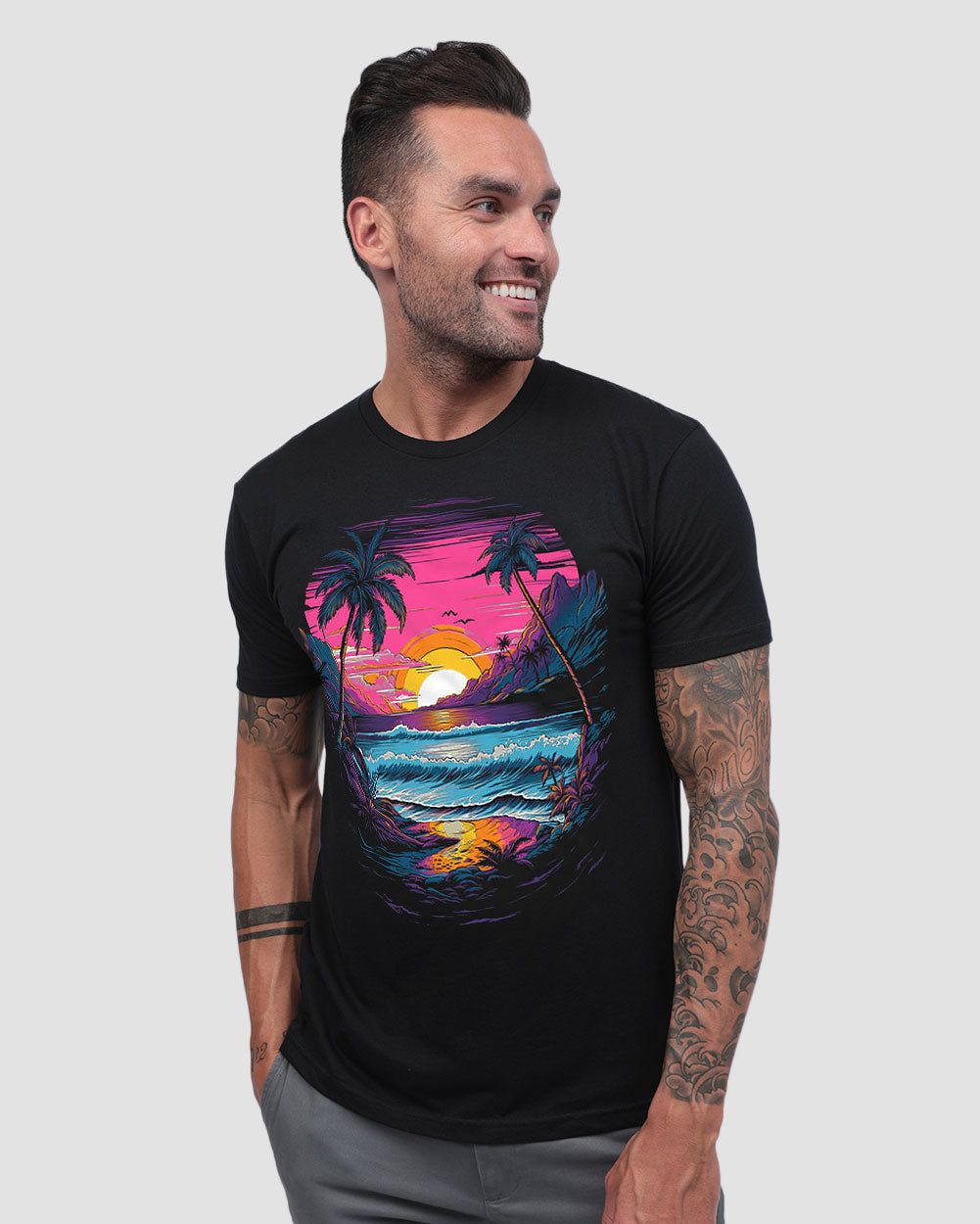 Neon Shores Tee sold by iHeartRaves product image thumbnail 2