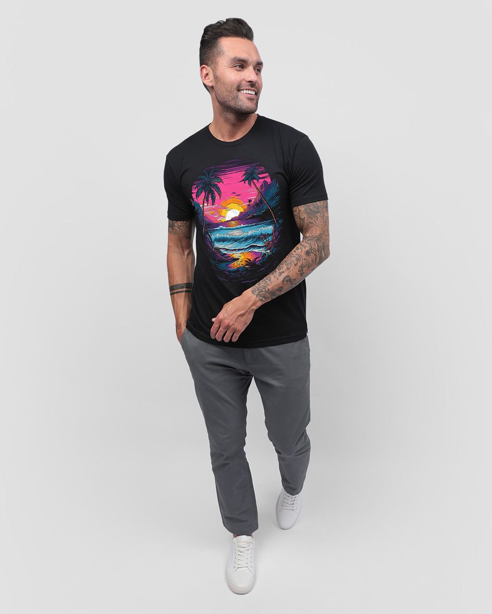 Neon Shores Tee sold by iHeartRaves product image thumbnail 3