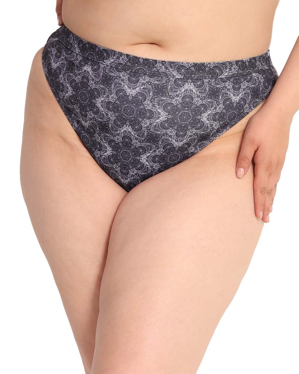 Recycled Fabric Enchanted Flower Hi-Waist Bottoms sold by iHeartRaves product image thumbnail 5