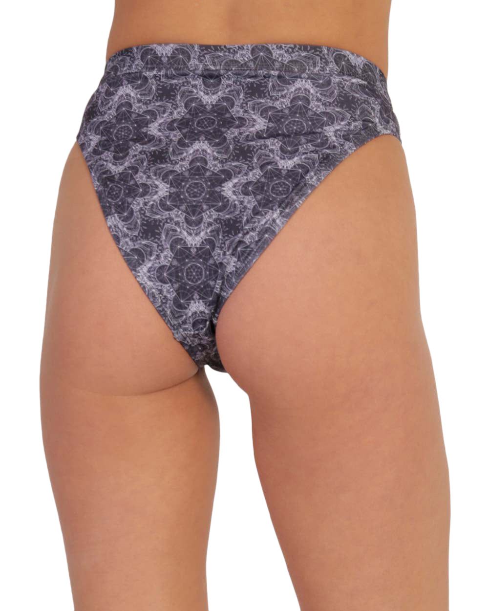 Recycled Fabric Enchanted Flower Hi-Waist Bottoms sold by iHeartRaves product image thumbnail 4