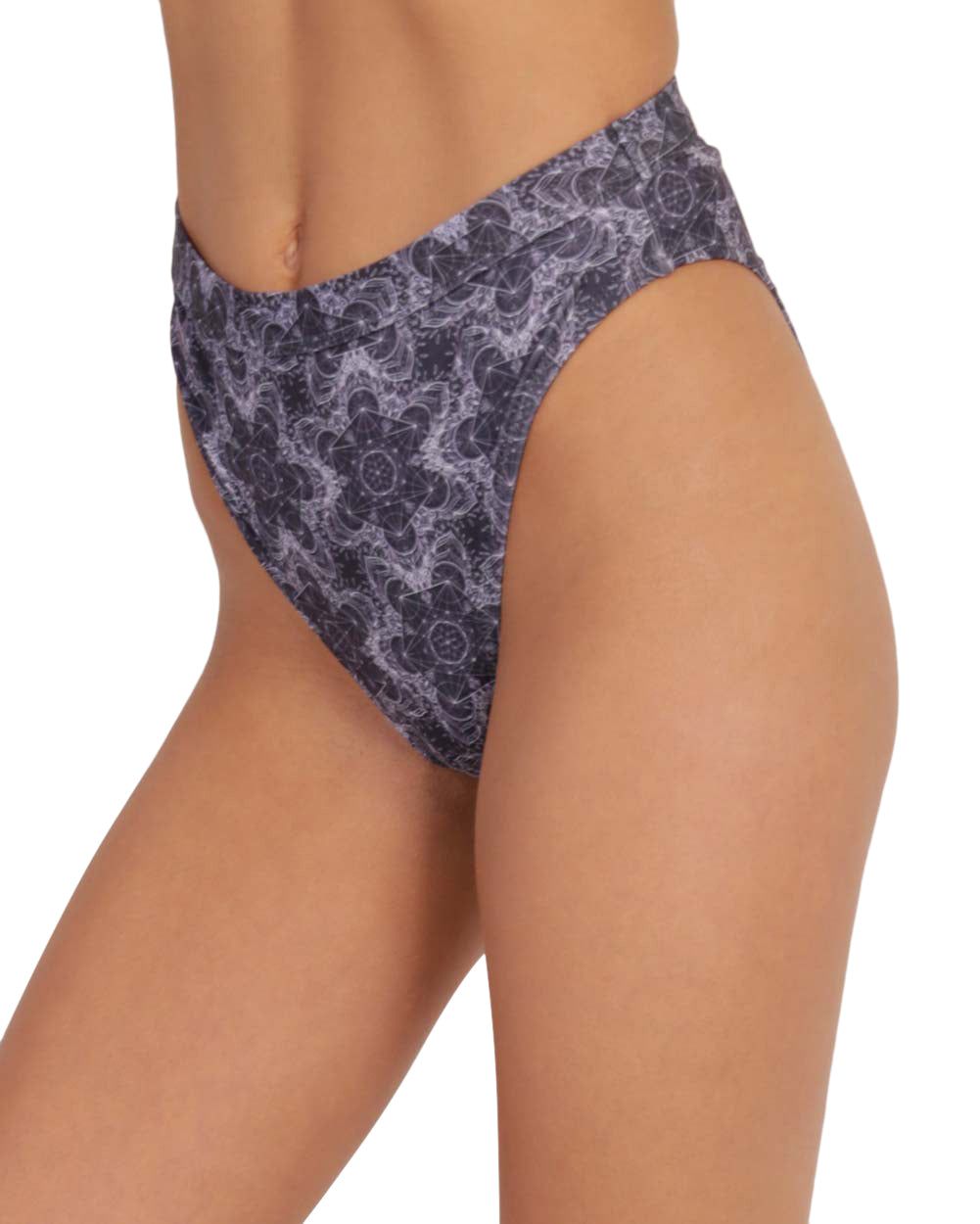 Recycled Fabric Enchanted Flower Hi-Waist Bottoms sold by iHeartRaves product image thumbnail 2