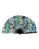 Happy Hour Rainbow Reflective Hand Fan sold by iHeartRaves