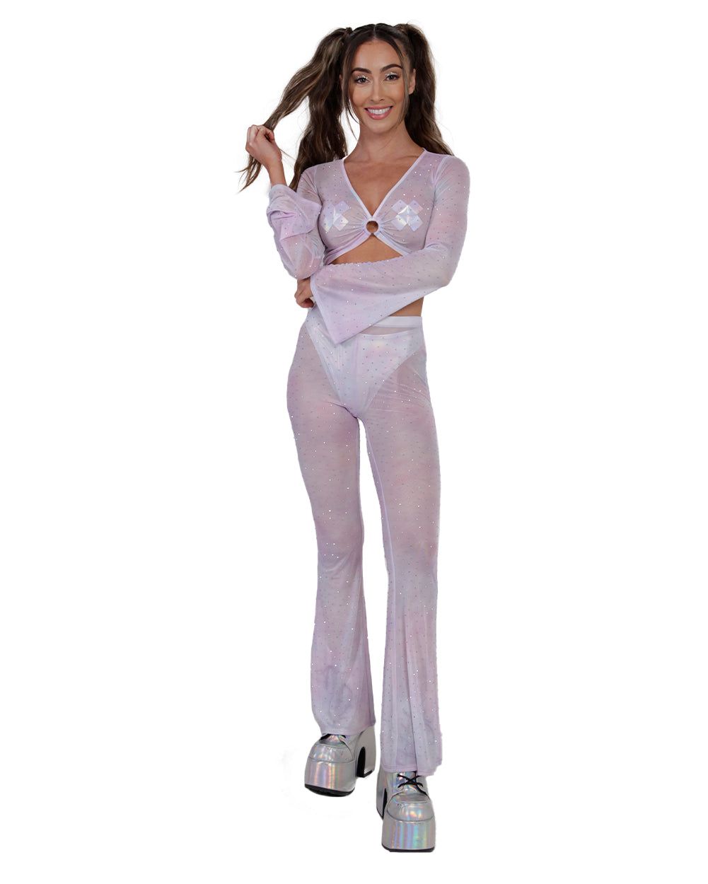 Daydreamin' Ruched O-Ring Top sold by iHeartRaves product image thumbnail 3