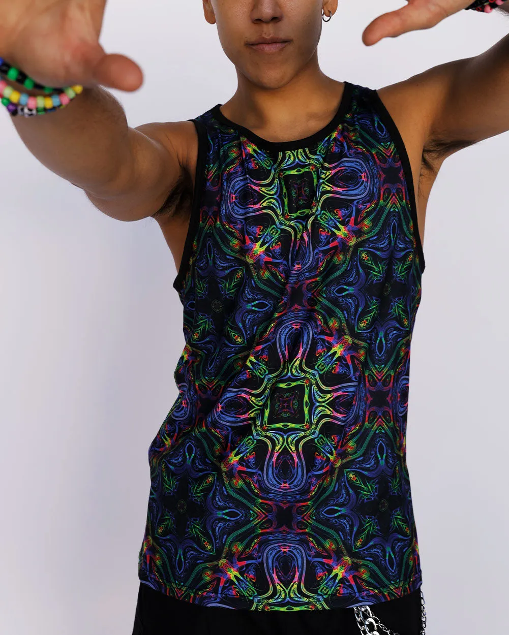 Into the Cosmos Men's Tank sold by iHeartRaves product image thumbnail 4