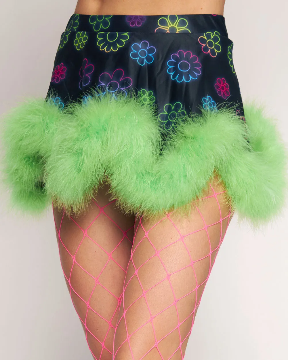 Happy Daze Fur Skirt sold by iHeartRaves