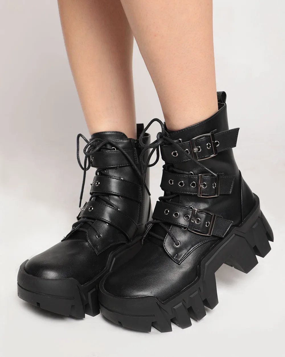 Anthony Wang Dusk Till Dawn Platform Ankle Boots sold by iHeartRaves product image thumbnail 2