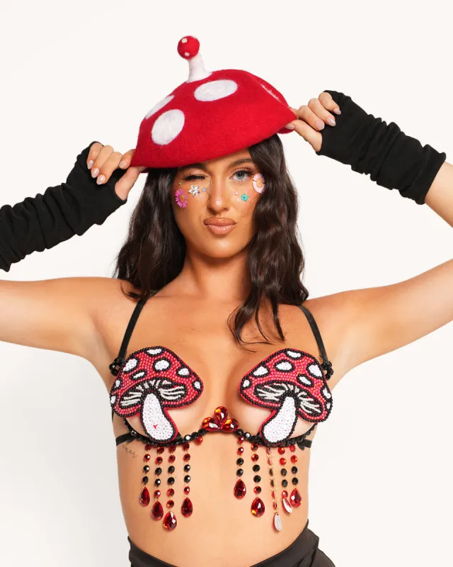 Magic Mushroom Festival Bra sold by iHeartRaves