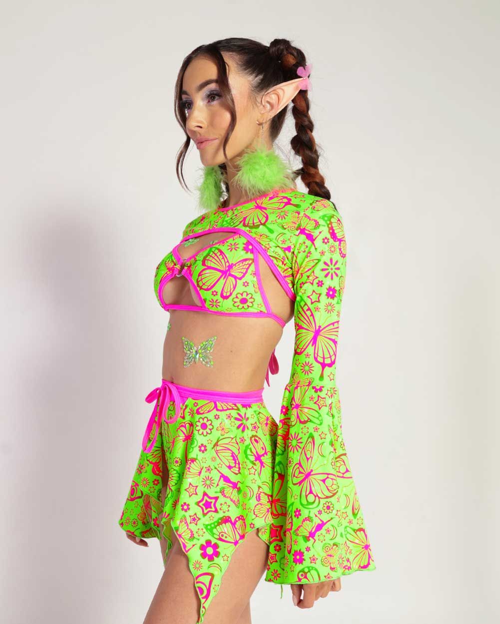 Lunita x iHR Sweet Serendipity Enchanted Fan Shrug sold by iHeartRaves product image thumbnail 5