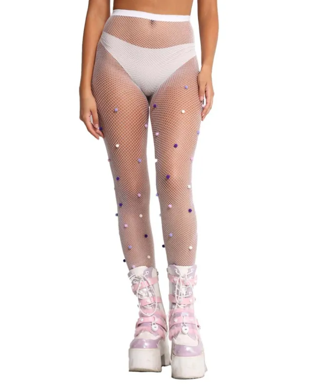 Candy Shop Fishnet Thigh Highs sold by iHeartRaves