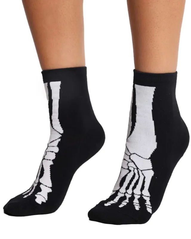 Fiddle-Footed Skeleton Socks sold by iHeartRaves