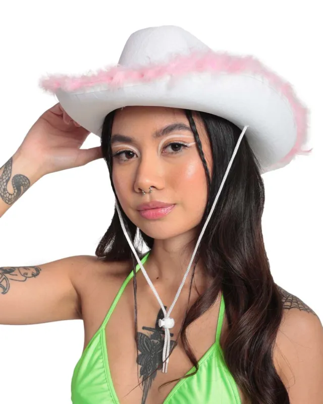 Lasso Up Furry Cowgirl Hat sold by iHeartRaves