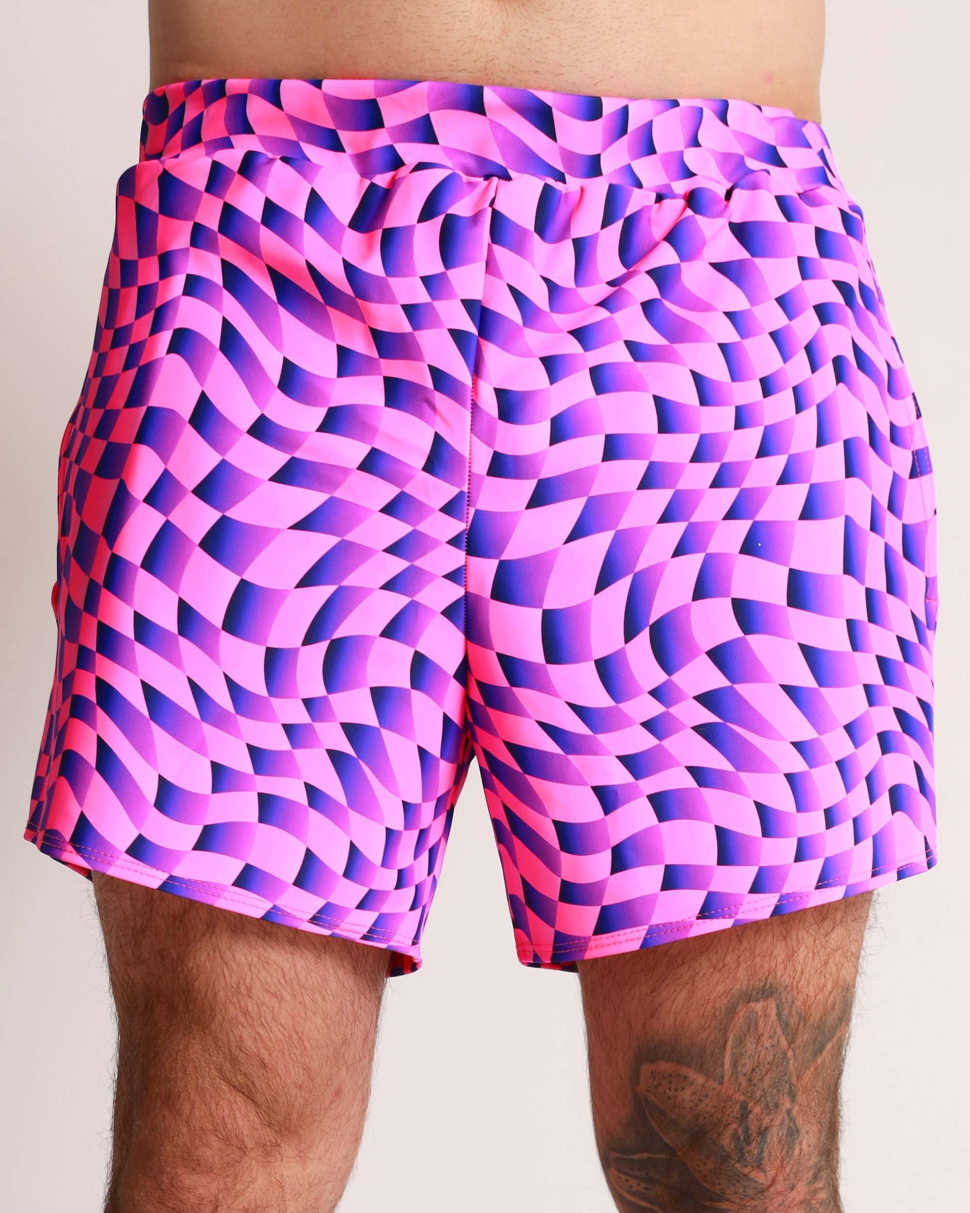 Rolita Couture x iHR Super Trippy Easy Rider Men's Shorts sold by iHeartRaves