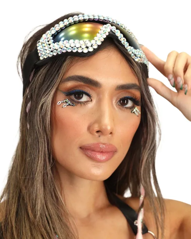 Lucid Machine Rhinestone Glasses sold by iHeartRaves