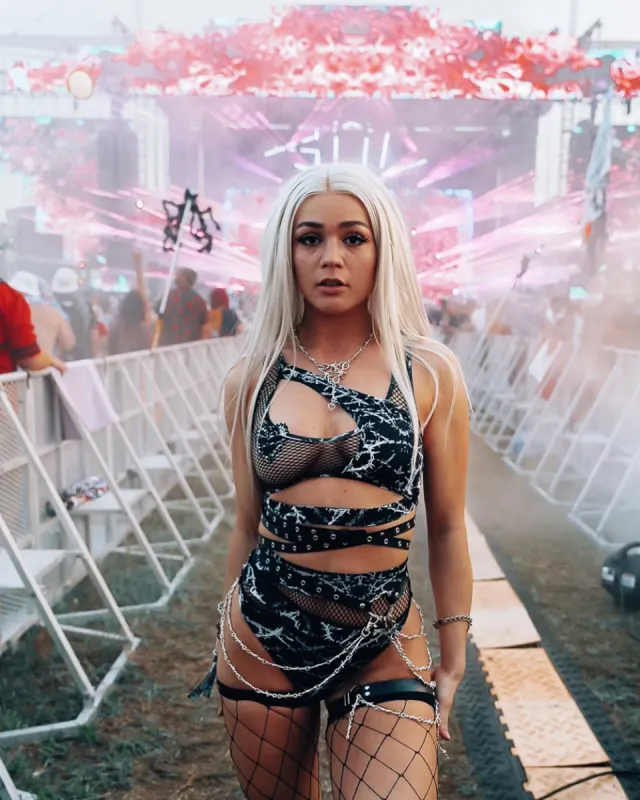 Sunflowerraver x iHR I'm Sensitive Fishnet Booty Shorts sold by iHeartRaves