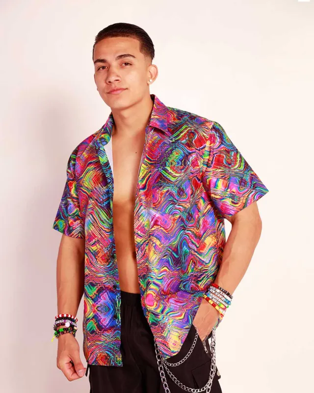 Rave In Multiverse Men's Camp Shirt sold by iHeartRaves